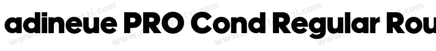 adineue PRO Cond Regular Rounded字体转换